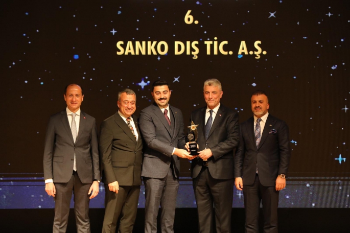SANKO DIŞ TİCARET’E “İHRACATIN YILDIZI” ÖDÜLÜ