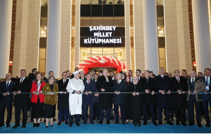 TÜRKİYE’NİN İKİNCİ BÜYÜK KÜTÜPHANESİ’Nİ CUMHURBAŞKANI ERDOĞAN AÇTI