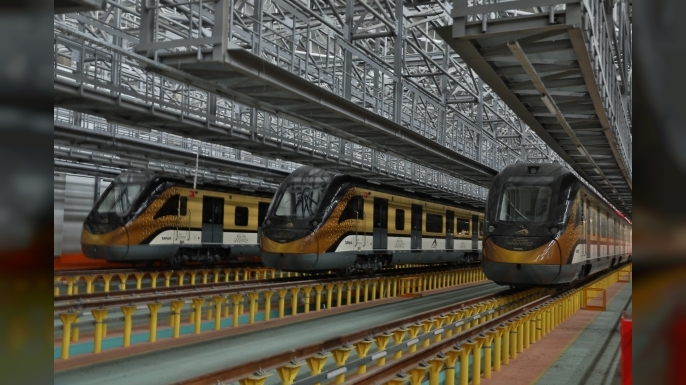 GAZİRAY’IN YERLİ VE MİLLÎ TREN SETLERİNİN 6’NCISI ŞEHRE ULAŞTI