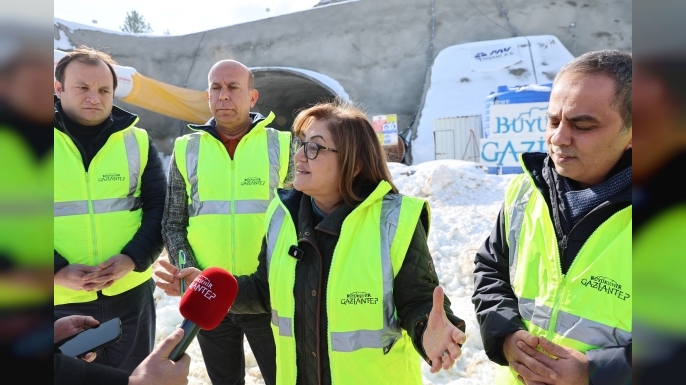 DÜLÜK-OSB TÜNELİ’NİN DÖRTTE BİRİ TAMAMLANDI