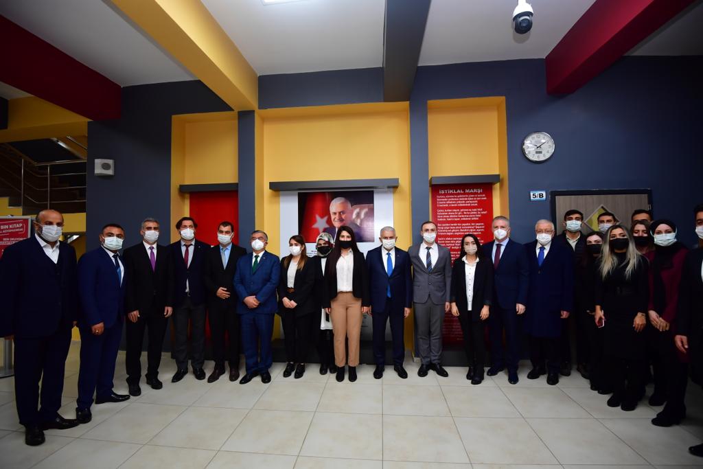 BİNALİ YILDIRIM VE ESKİ BAKAN İSMET YILMAZ GAZİANTEP’TE