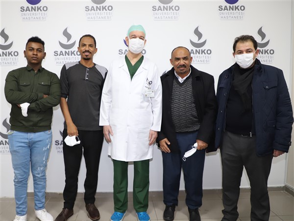 SUDAN’DAN ŞİFA BULMAK İÇİN SANKO HASTANESİ’NE GELDİ