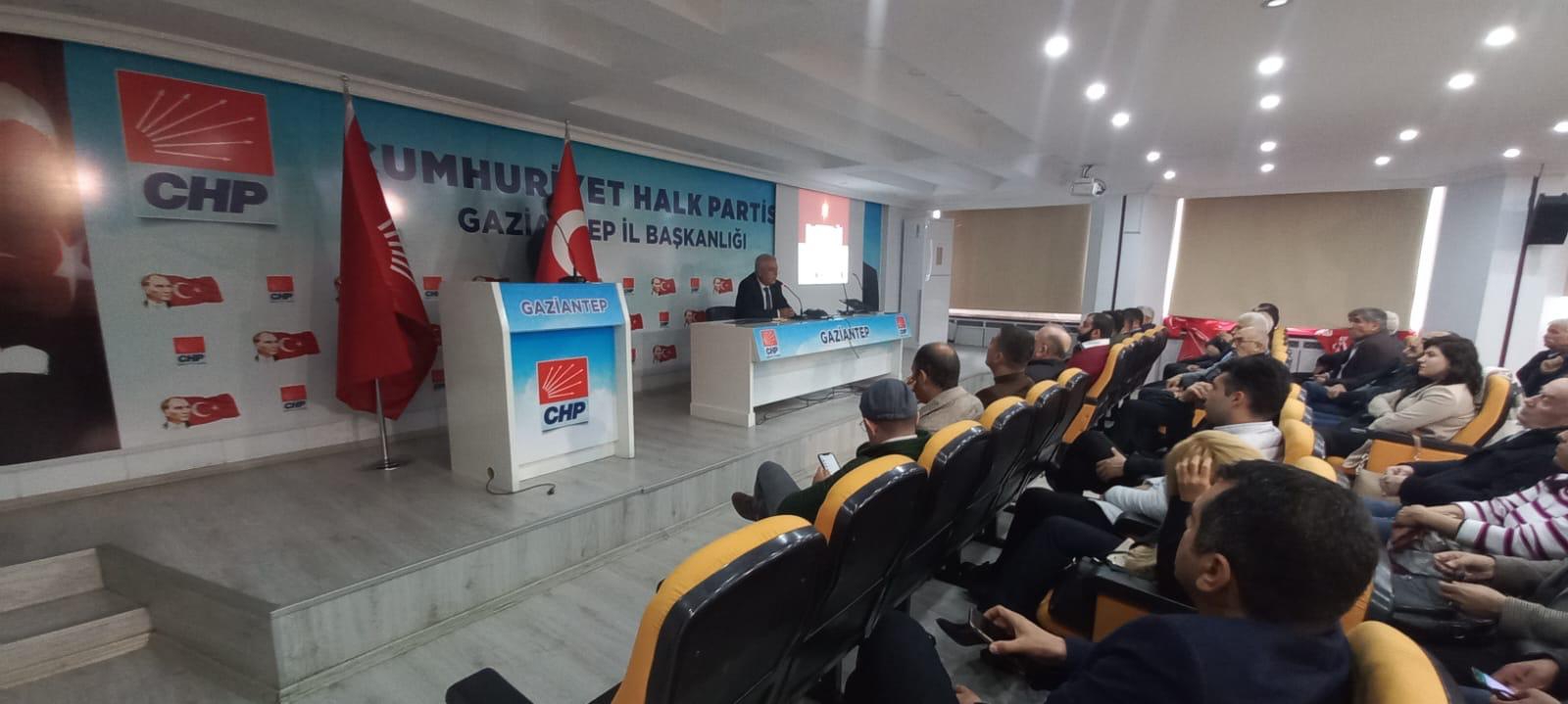 CHP GAZİANTEP'TE SANDIK EĞİTİMLERİ BAŞLADI
