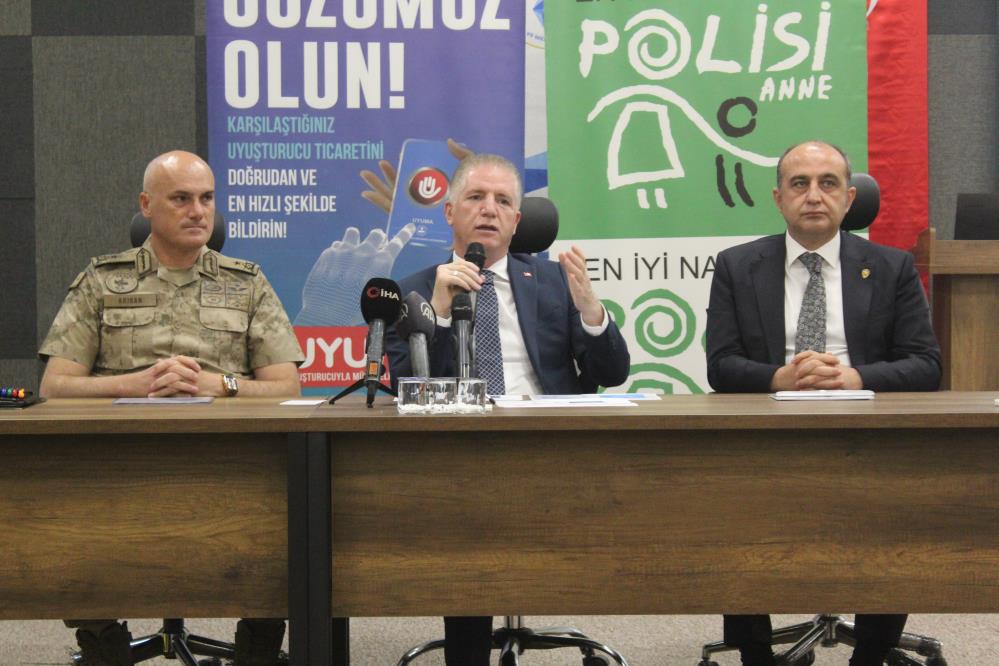 VALİ GÜL'DEN UYUŞTURUCU AÇIKLAMASI: " KÖKÜNÜ KURUTACAĞIZ"