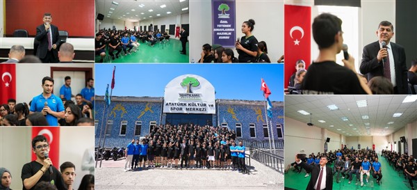BAŞKAN FADILOĞLU, SINAV HEYECANI PAYLAŞTI