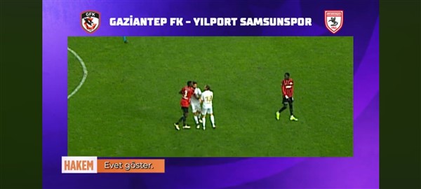 PAPY'NİN KIRMIZI KART GÖRDÜĞU POZİSYON