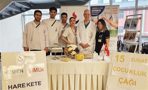 SANKO ÜNİVERSİTESİ ÇOCUK KANSERİNE DİKKAT ÇEKTİ