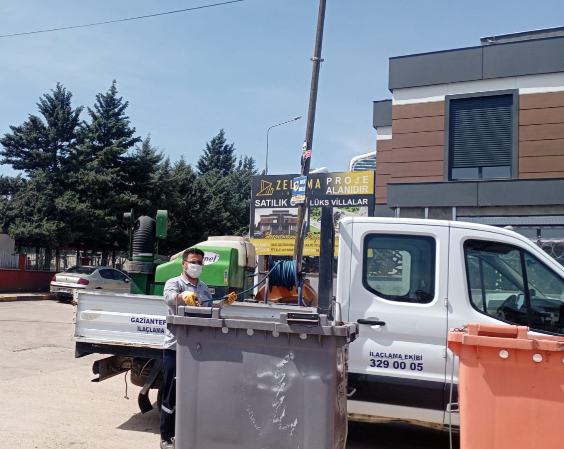 GAZİANTEP BÜYÜKŞEHİR, İLAÇLAMA ÇALIŞMALARINA AĞIRLIK VERDİ