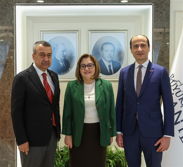 GAİB Heyeti, Başkan Fatma Şahin'i makamında ziyaret etti