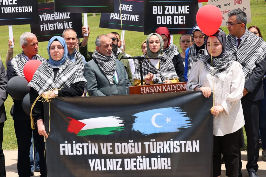 Hasan Kalyoncu Üniversitesi'nde Filistin'e Destek Yürüyüşü Düzenlendi