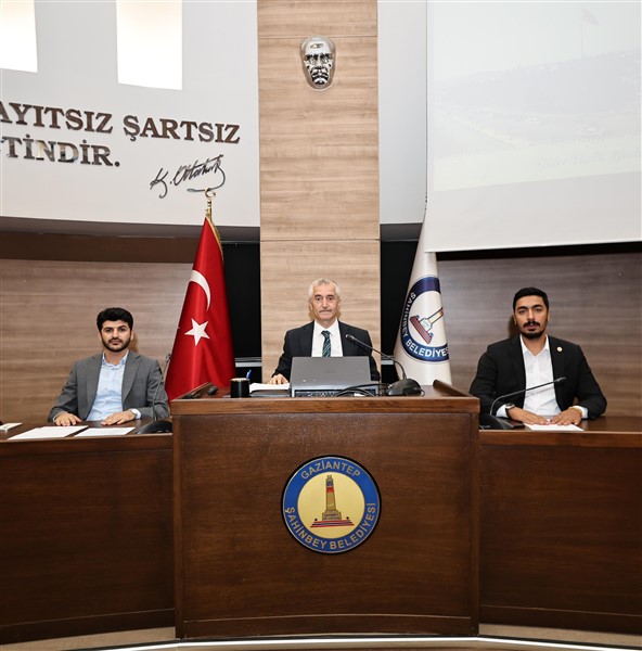 ŞAHİNBEY BELEDİYESİ AĞUSTOS AYI MECLİS TOPLANTISI YAPILDI