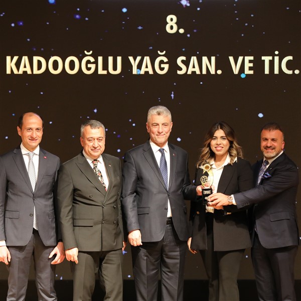 Kadooğlu Yağ’a İhracatın Yıldızı Ödülü