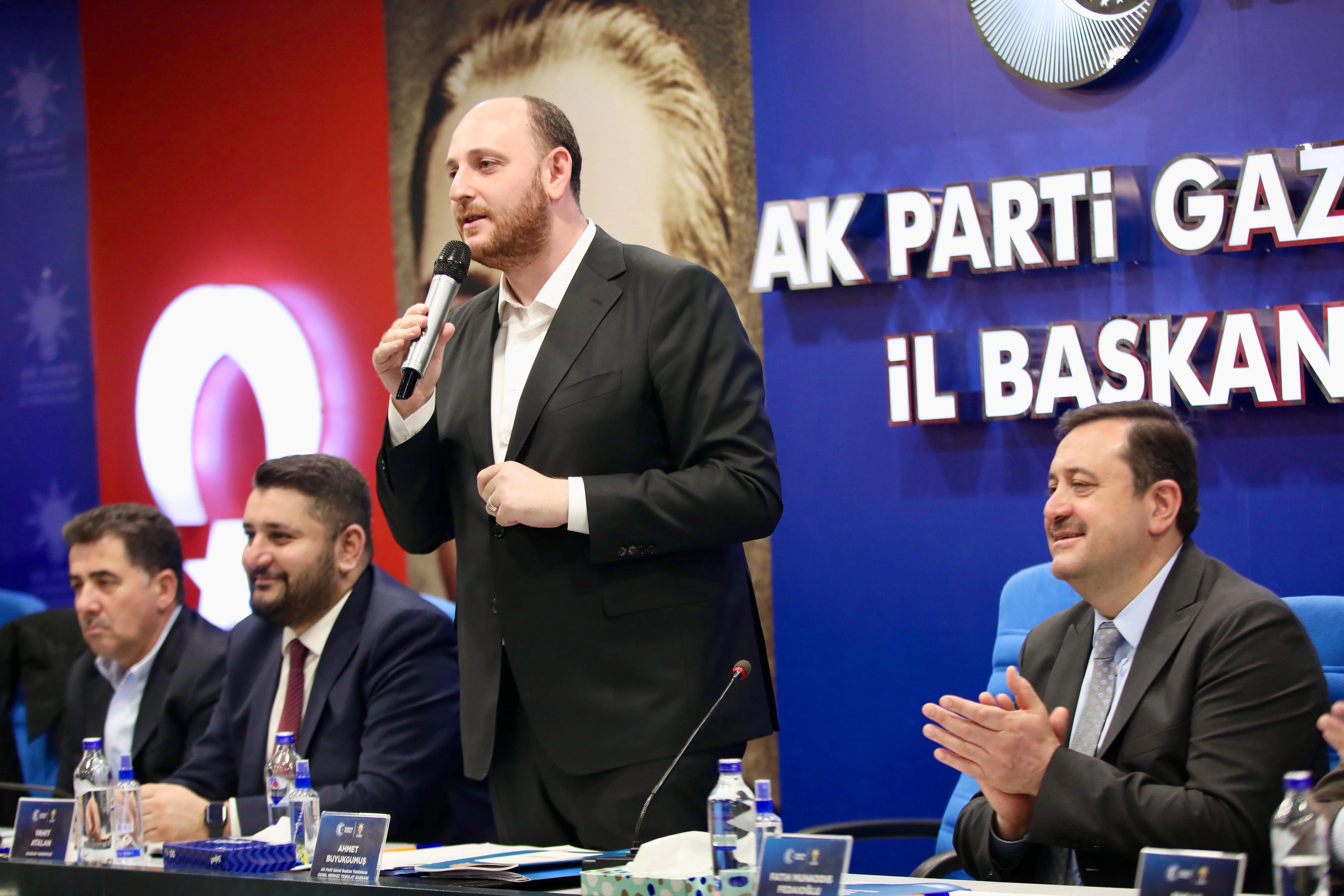 BÜYÜKGÜMÜŞ, AK PARTİ GAZİANTEP TEŞKİLATI İLE BULUŞTU