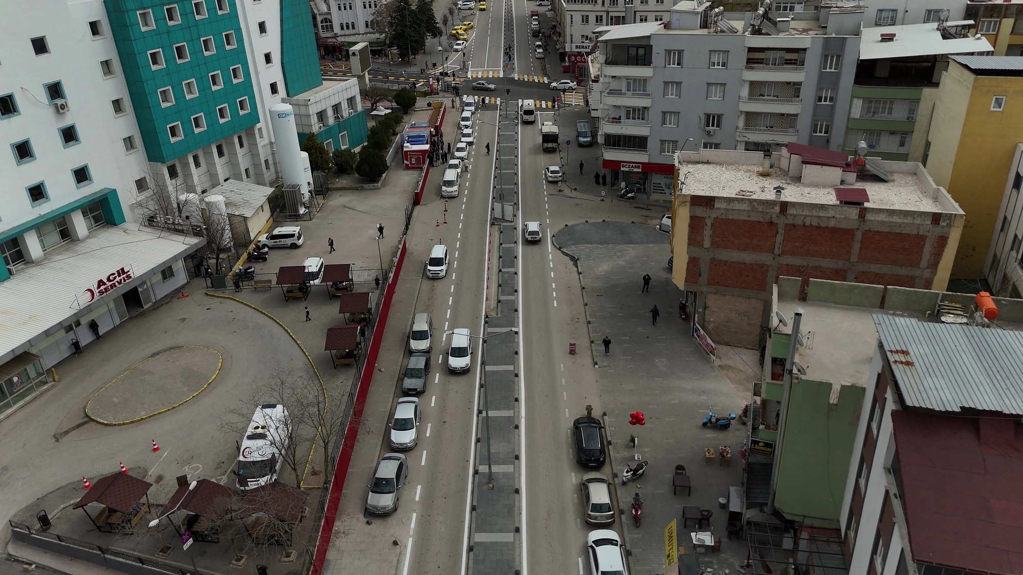Şehitkamil Devlet Hastanesi yol sorunu çözüldü