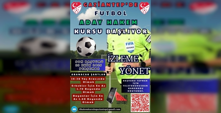 ADAY HAKEM KURSU KAYITLARI BAŞLADI
