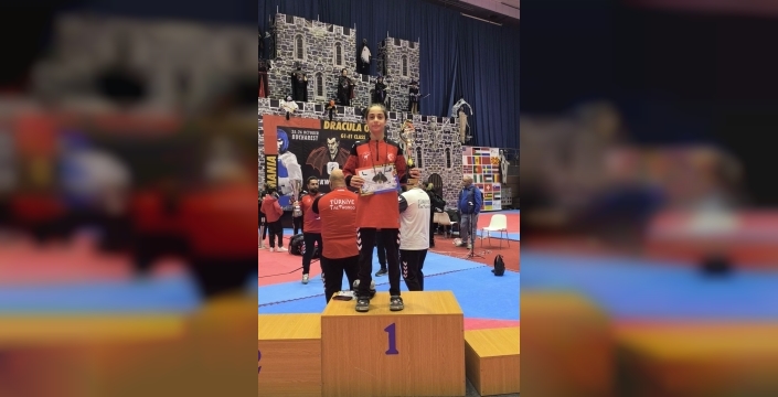 Şahinbeyli Sporcu Ceren Ağdoğan Avrupa Şampiyonu Oldul