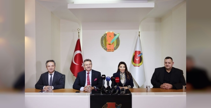 Devlet eski Bakanı Kürşad Tüzmen ve DAİMFED yönetiminden Gaziantep Gazeteciler Cemiyeti’ne ziyaret
