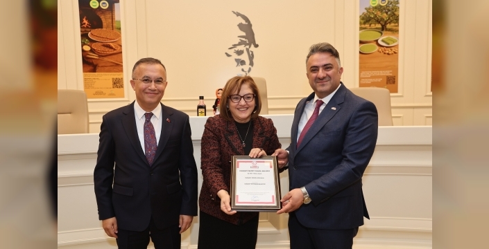 GAZİANTEP COĞRAFİ İŞARET ALANINDA TÜRKİYE LİDERİ