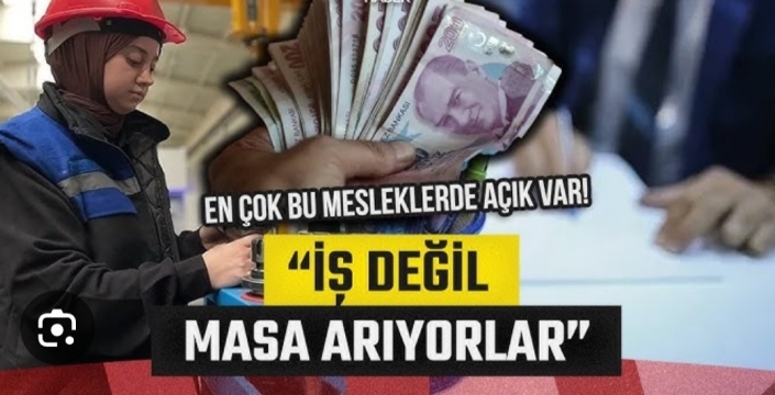 İSKUR AÇIKLADI ÇALIŞTIRACAK İŞÇİ BULAMIYORUZ