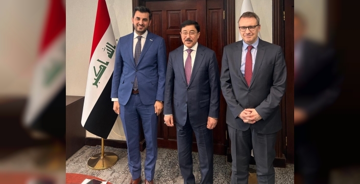 DEİK/TÜRKİYE-IRAK İŞ KONSEYİ BAŞKANI HALİT ACAR, IRAK MERKEZ BANKASI BAŞKANI AL-ALAQ İLE GÖRÜŞTÜ