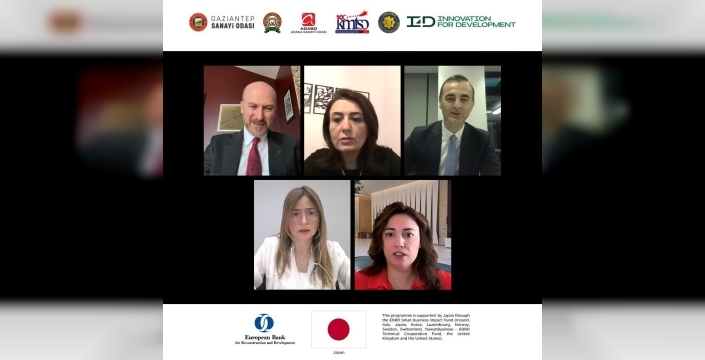AVRUPA İMAR VE KALKINMA BANKASI (EBRD) DESTEĞİYLE GAZİANTEP SANAYİ ODASI (GSO) EV SAHİPLİĞİNDE KOBİ FİNANSMAN BULUŞMASI DÜZENLENDİ