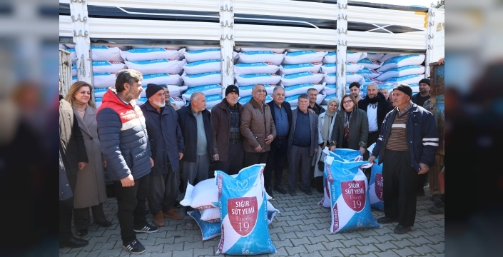 GAZİANTEP BÜYÜKŞEHİR’NDEN 1 MİLYON KİLOYU AŞAN YEM DESTEĞİ