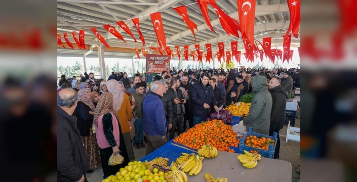 HER CUMARTESİ GİYİM HER PAZAR SEBZE-MEYVE İÇİN KURULACAK