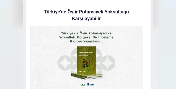 Türkiye’de Öşür Potansiyeli Yoksulluğu Karşılayabilir