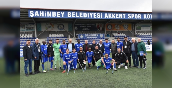 ŞAHİNBEY AMPUTE ADIM ADIM ŞAMPİYONLUĞA İLERLİYOR 5-1