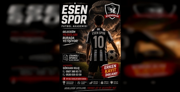 ESENSPOR FUTBOL AKADEMİSİ BAŞLIYOR