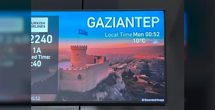 Gaziantep Kent Konseyi İstanbul Havalimanı'ndaki Gaziantep Kalesi Görseli Hakkında Bir Basın Açıklaması Yaptı.