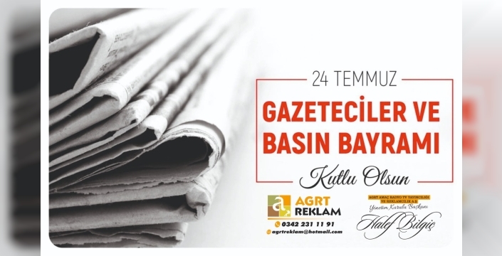 İYİ PARTİLİ HALEF BİLGİÇ’TEN 24 TEMMUZ BASIN BAYRAMI MESAJI