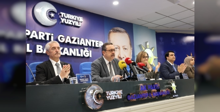AK PARTİ GAZİANTEP TÜRKİYE ORTALAMASININ ÜZERİNDE BÜYÜDÜ