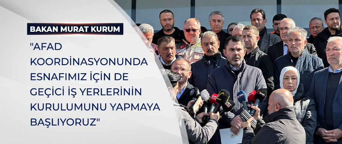 ESNAFLAR İÇİN GEÇİCİ İŞ YERLERİ YAPILACAK