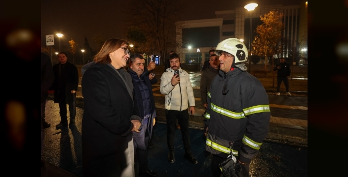 GAZİANTEP BÜYÜKŞEHİR, BEKLENEN YOĞUN YAĞIŞA KARŞI ÖNLEM ALDI