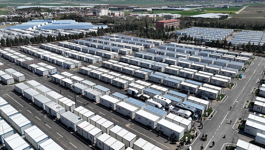 Kahramanmaraş'ta 2 Bin 880 Konteynerde 11 Bin Depremzede Kalıyor